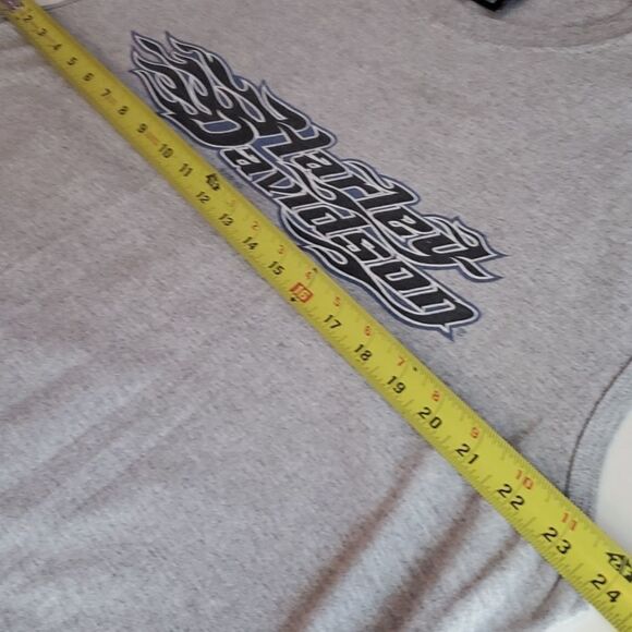 VINTAGE HARLEY DAVIDSON 2001 2003 GRAY ORANGE TSHIRT MUSCLE SHIRT SHIRTS L XL - Picture 13 of 16